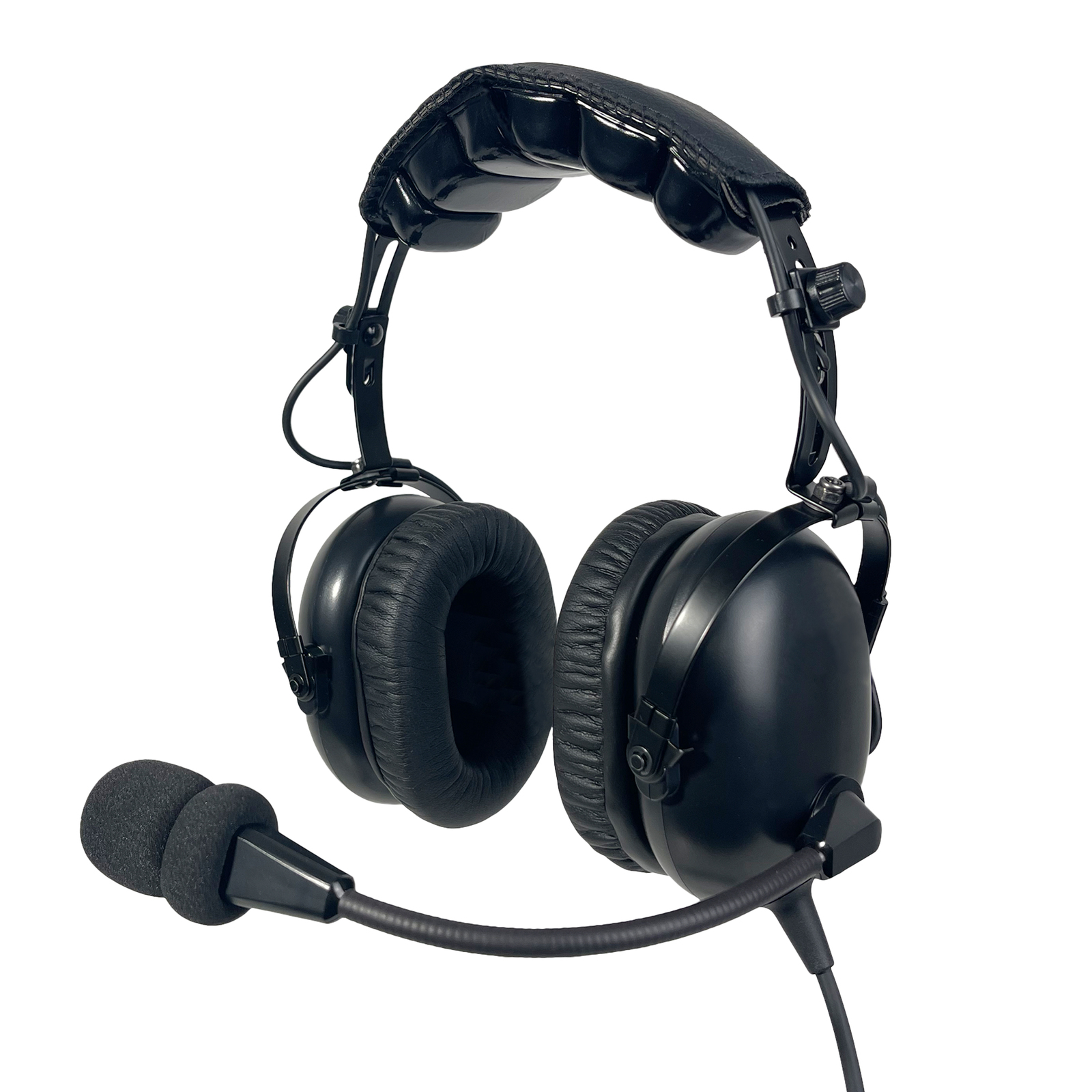 Stealth FAH 200 Aviation Headset Straight Cord Dual GA Plugs