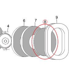 David Clark Dome Filter for H10 Series Headsets