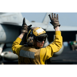 David Clark Flight Deck Helmet Assembly - Mesh/Cloth - Universal Fit - Khaki