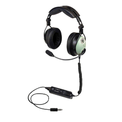 David Clark DC ONE-XH ENC Headset with Bluetooth - Coil Cord - U174 Helicopter Plug