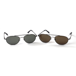 DeGroff Aviation PilotShields Pro - Grey-Green Lens Aviator Sunglasses