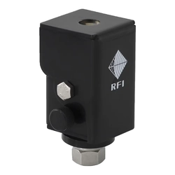 Folding Bull Bar Antenna Bracket Black Stainless Steel