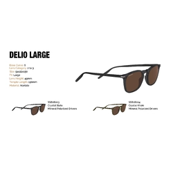 Serengeti Delio Large Sunglasses