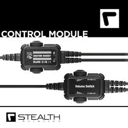 Stealth FAH 200CP Childs Pink Aviation Headset - Straight Cord - Dual GA Plugs