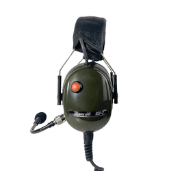 Mobileone HSP 2 Milspec Industrial Headset w/Icom IC41 UHF Direct Connector