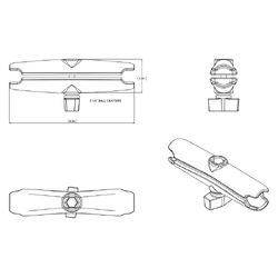 RAM® Long Double Socket Arm for 1" Balls