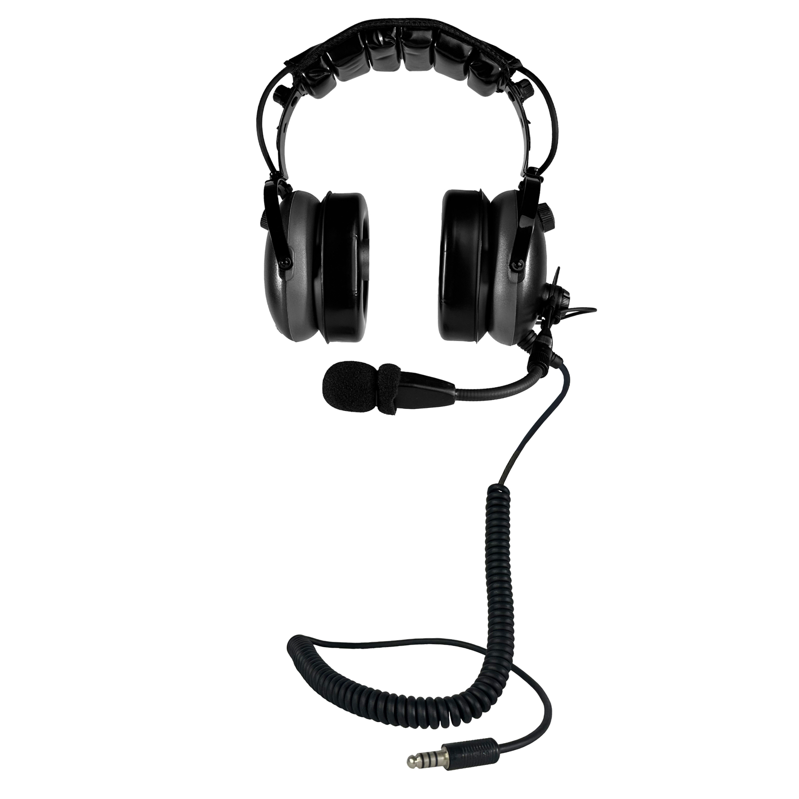 Pilot Communications PA1160TH Helicopter Headset Coiled Cord U174