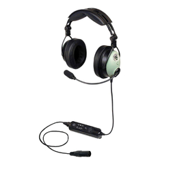 David Clark DC ONE-XH ENC Headset with Bluetooth - Coil Cord - U174 Helicopter Plug