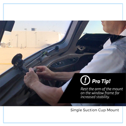 PIVOT Standard Single Suction Mount