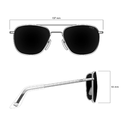 LIFT Aviation Titanium-AVX Sunglasses Silver