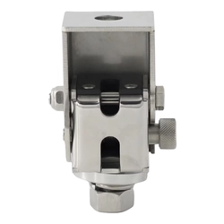 Folding Bull Bar Antenna Bracket Polished Stainless Steel