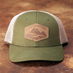 Flight Outfitters Leather Patch Hat Bush Pilot