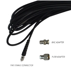 Base Station Airband VHF Fibreglass Heavy Duty Antenna Kit - 30m HD Lead 118-136MHz