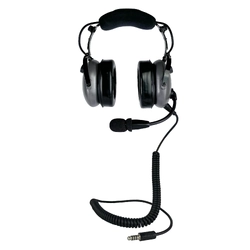 Pilot Communications PA-12.8H Helicopter Headset - Coiled Cord - U-174 Helicopter Plug
