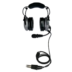 Pilot Communications PA-12.8S Aviation Headset - Dual GA Plugs (Mono/Stereo)