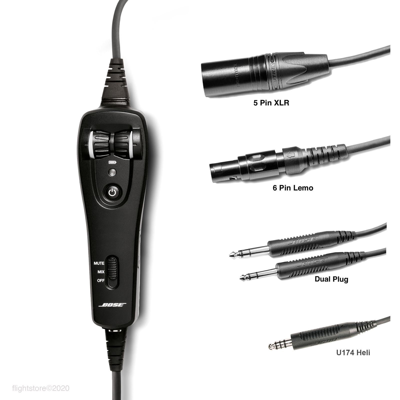 bose a20 plug types