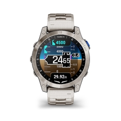 Garmin D2 Mach 1, Black, Brushed Titanium with Titanium Band