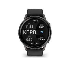 Garmin D2 Air X15 Aviator Smartwatch - Black w/ Slate Metal Bezel