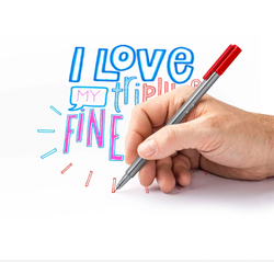 Staedtler triplus® Fineliner Assorted Red/Black/Blue 3 Pack