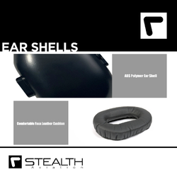 Stealth FAH 200CP Childs Pink Aviation Headset - Straight Cord - Dual GA Plugs
