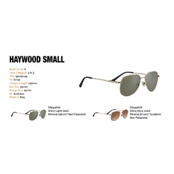 Serengeti Haywood Small Sunglasses