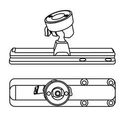 MyGoFlight Jet Mount - AMPs Tilt & Swivel Slide