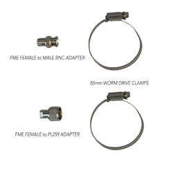 Base Station VHF Antenna Kit w/Fibreglass Antenna