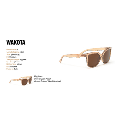 Serengeti Wakota Shiny Crystal Peach - Drivers Non Polarized - SS536001