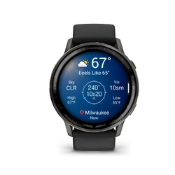 Garmin D2 Air X15 Aviator Smartwatch - Black w/ Slate Metal Bezel