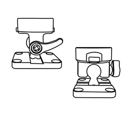 MyGoFlight Jet Mount - AMPs Tilt & Swivel