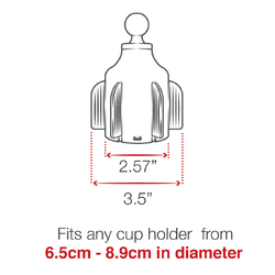 RAM® Stubby™ Cup Holder Ball Base