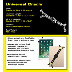 MyGoFlight Sport Universal Cradle