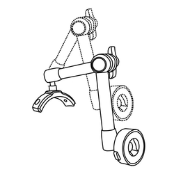MyGoFlight Sport Mount - Flex Yoke Beech Center Collar