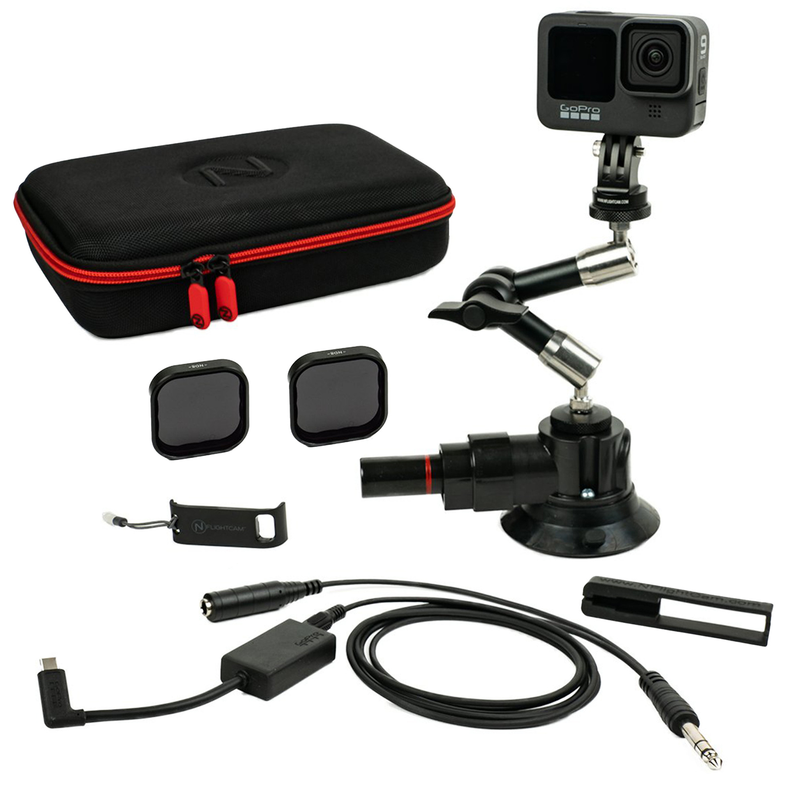 NFlightCam Cockpit Kit for GoPro Hero9, Hero10, Hero11 and Hero12 Blac –