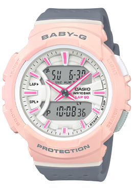 baby g pink white