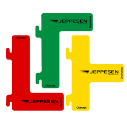 Jeppesen Chart Tabs - Set of 3