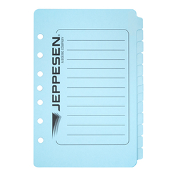 Jeppesen Multi Tab Dividers - Set of 13