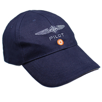 Design4Pilots Pilot Cap Cotton / Blue