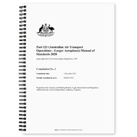 CASA Part 121 MOS (Australian Air Transport Operations—Larger Aeroplanes) Manual of Standards 2020 - Effective 2nd December 2023