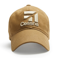 Cessna 3D  Logo Cap - Tan