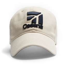 Cessna 3D  Logo Cap - Stone