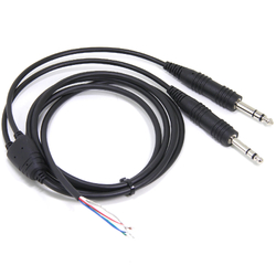 David Clark COMM CORD KIT for H10-13,30,40,50 - General Aviation Dual Plugs