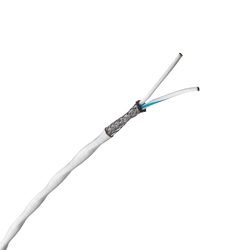 Extruded ETFE Tefzel Wire, 22 AWG, White, 2-Conductor - (Per FT)