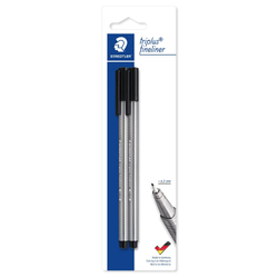 Staedtler triplus® Fineliner Black 2 Pack