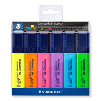 Staedtler Textsurfer® 364 Classic Highlighters - Wallet of 6 Assorted Colours