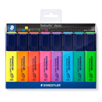 Staedtler Textsurfer® 364 Classic Highlighters - Wallet of 8 Assorted Colours