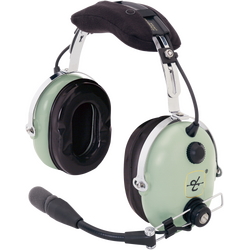 David Clark H10-60H Headset - Coil Cord - U174 Helicopter Plug
