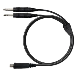 David Clark H10-60 Cord Assembly 5ft Straight Cord PJ-068 PJ-055 GA Plugs