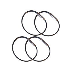 Flyboys Checklist Rings Black (Four Pack)
