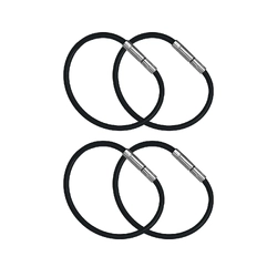 Flyboys Multi Purpose Nylon Checklist Ring 1.75" Diameter - 4 Pack (Black)